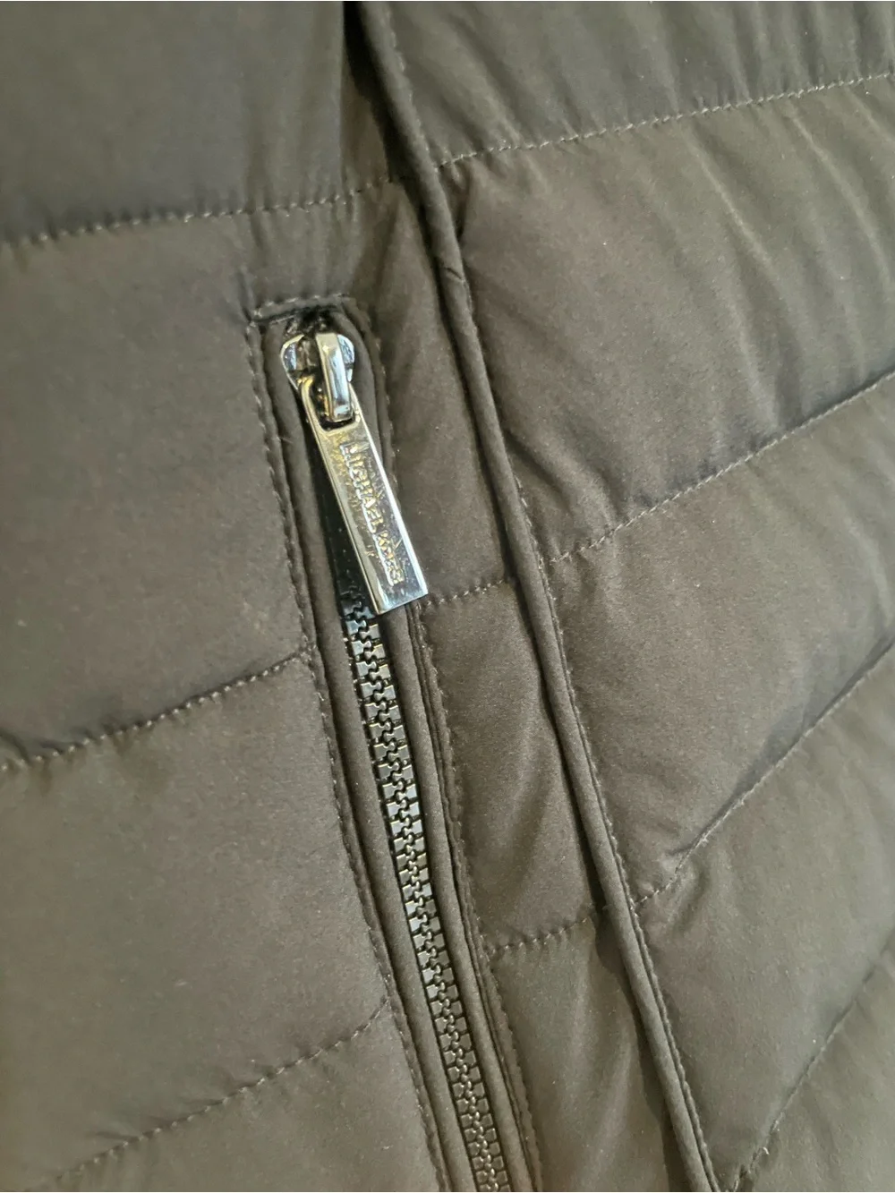 MICHAEL Michael Kors Black Packable Down Puffer Coat Sz S EUC 409